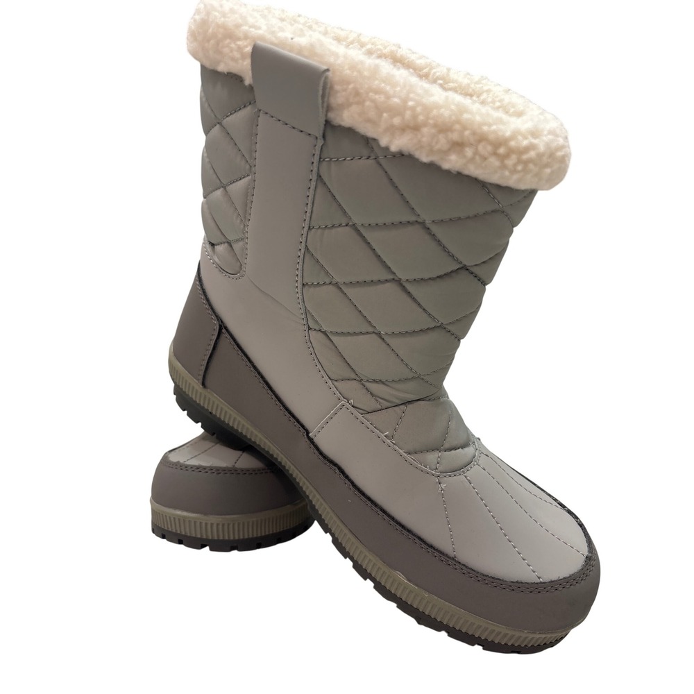 Magellan Outdoors Womens Waterproof Quilted Faux Fur Lined Snow Boots Size 9B - Picture 2 of 12